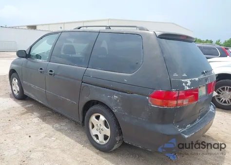 2001 Honda Odyssey Ex из США, поврежденный, VIN 2HKRL18601H510740